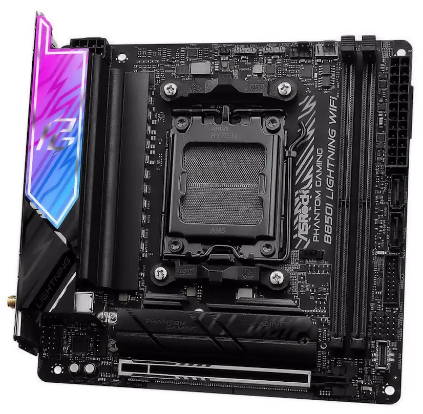 Montaje Placa Base ASRock B850I Lightning WIFI Alovera Alovera Gaming - Montaje Placa Base ASRock B850I Lightning WIFI Alovera