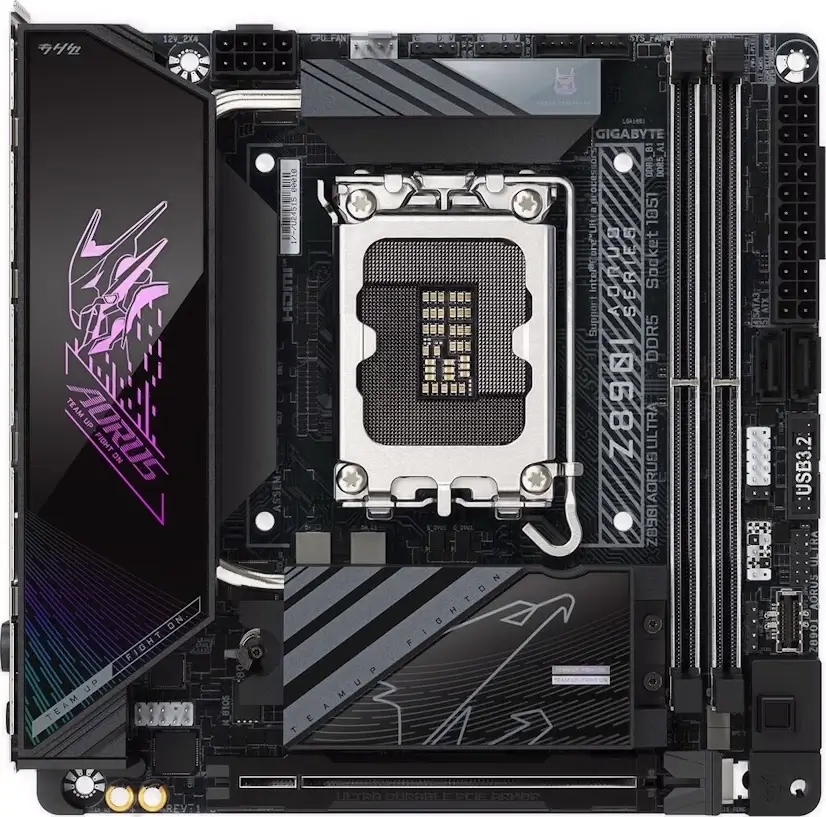 Montaje Placas Base Gigabyte Z890I AORUS ULTRA Gaming PC Alovera Montaje Placa Base Gigabyte Z890I AORUS ULTRA Gaming PC Alovera