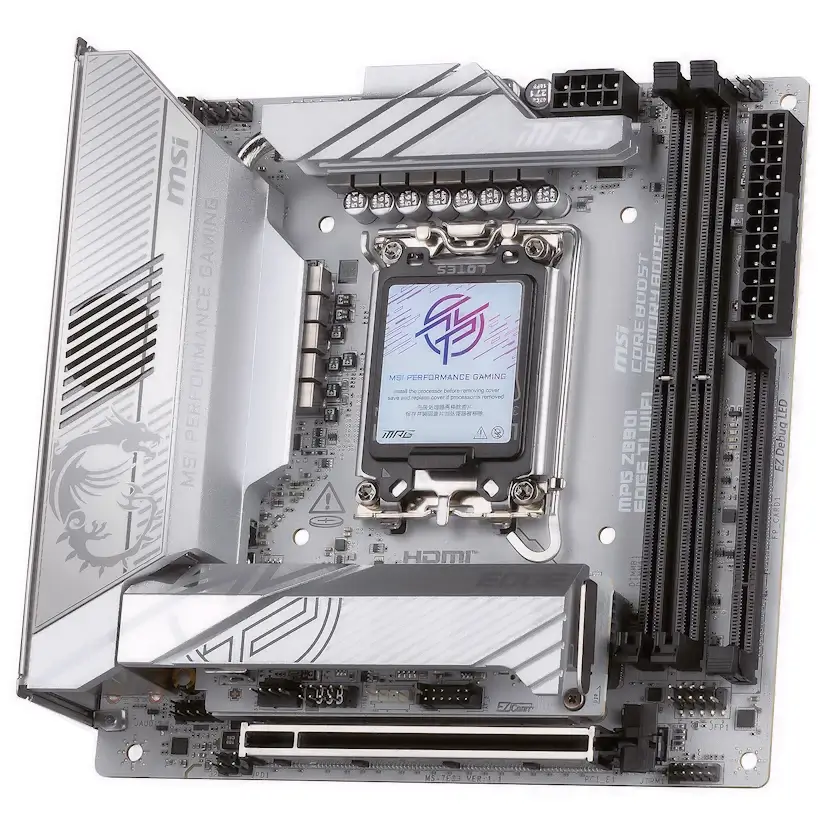 Montaje Placa Base MSI MPG Z890I EDGE TI WIFI Gaming PC Alovera Montaje Placa Base MSI MPG Z890I EDGE TI WIFI Gaming PC Alovera